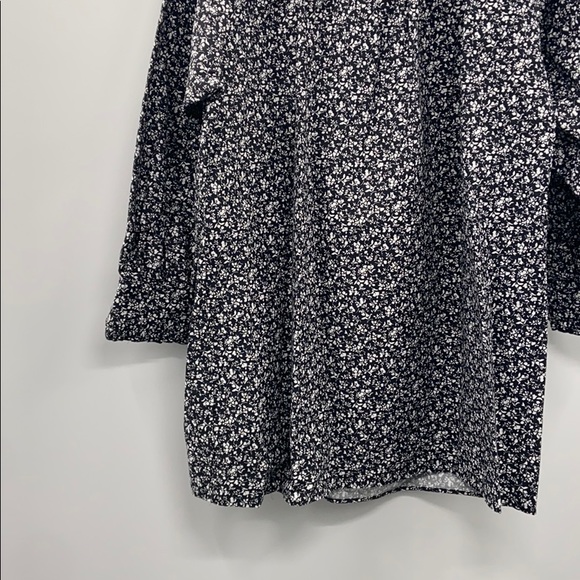Zara high colored floral poplin dress - Picture 4 of 16